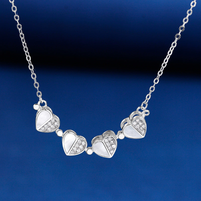 Women's For Heart-to-heart Open And Close Clover Fashion Folding Necklaces