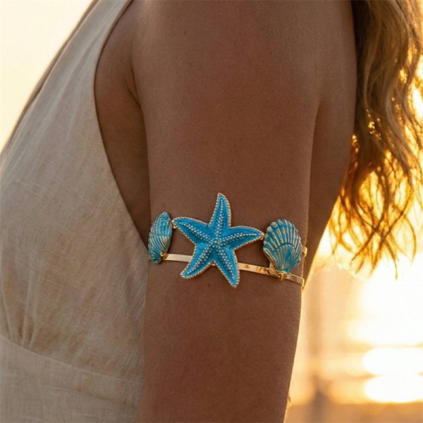 Ocean Style High Sense Seaside Holiday Shell Starfish Bracelet