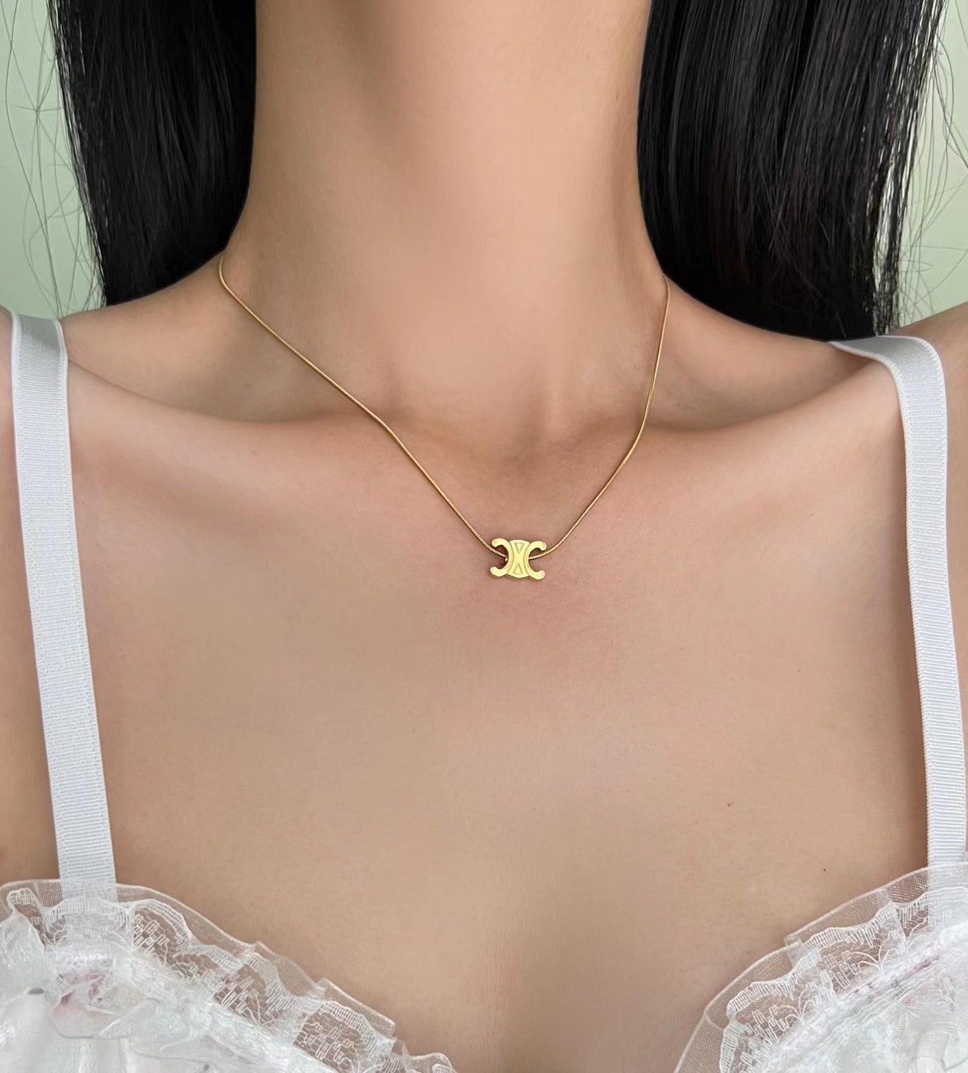 Shop-Stil sehr gut zu tragen und macht Halsketten