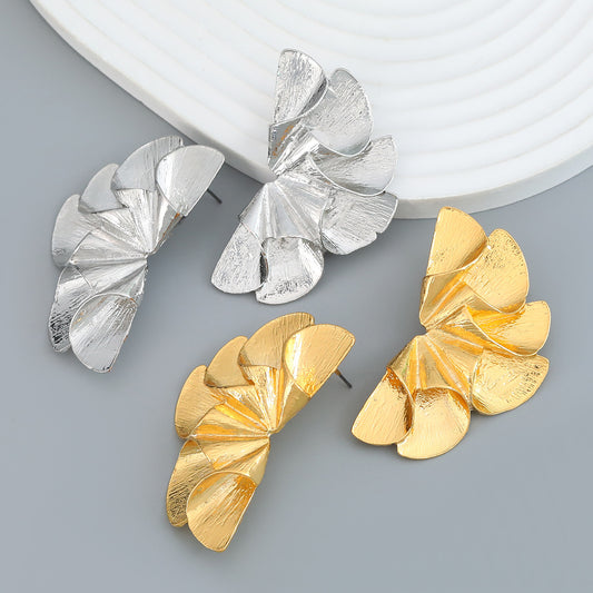 Women's Summer Metal Alloy Exaggerated Trendy Flower Rings