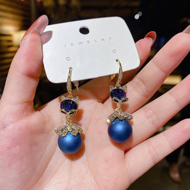 Women's Tassel Eardrops Trendy Fairy Face Slimming Earrings