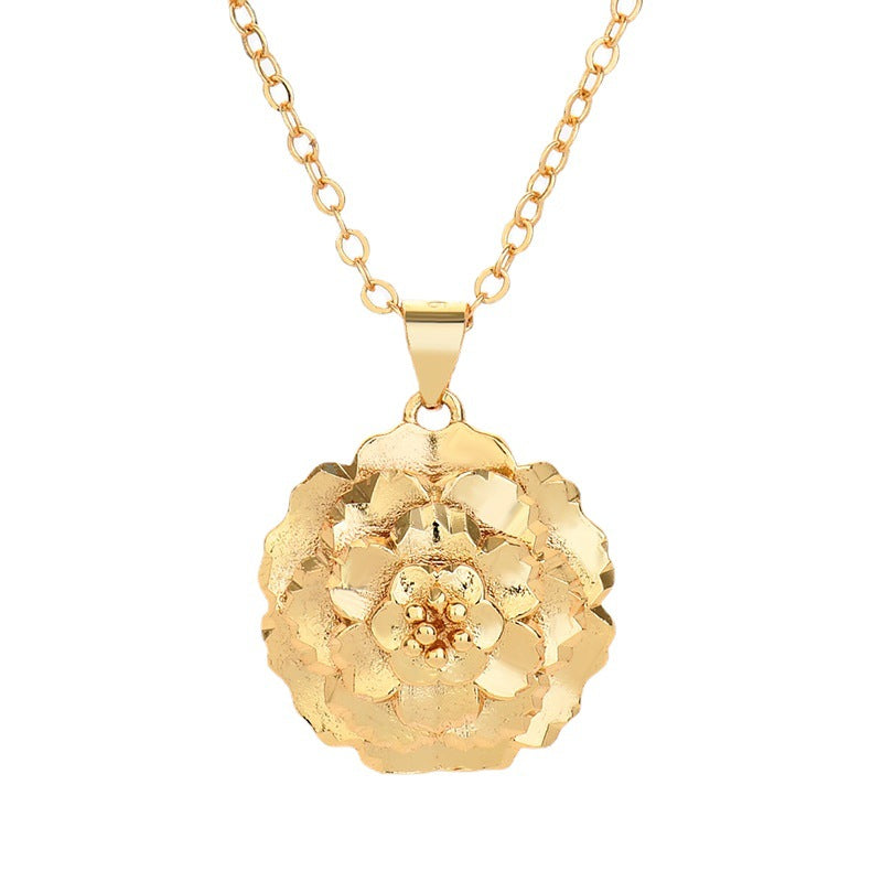 Women's Charming For Little Daisy Sweet Camellia Necklaces