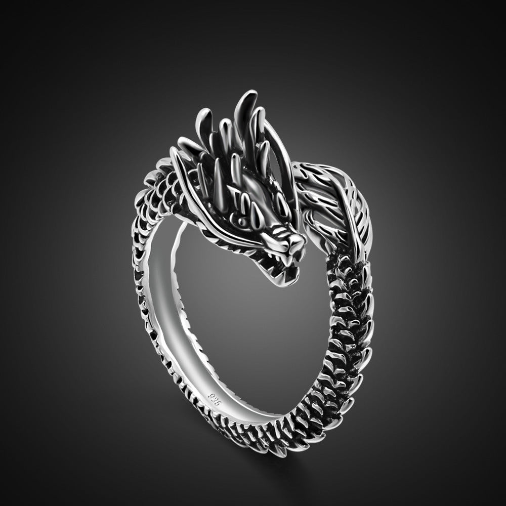 Men's Retro Chinese Style Imitation Alloy Ethnic Ring