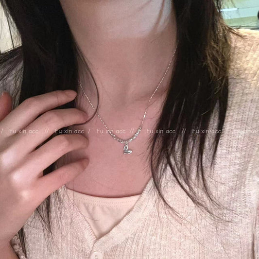 Women's Pendant Affordable Luxury Style Niche Design Clavicle Chain Girlfriends Necklaces