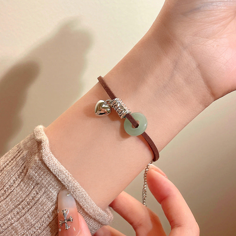 Stil National Fashion Ebenholz Perlen Weibliche Licht Luxus Minderheit Armbänder