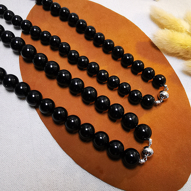 Women's & Men's & Sier Vacation Style Light Luxury White Crystal Clavicle Necklaces