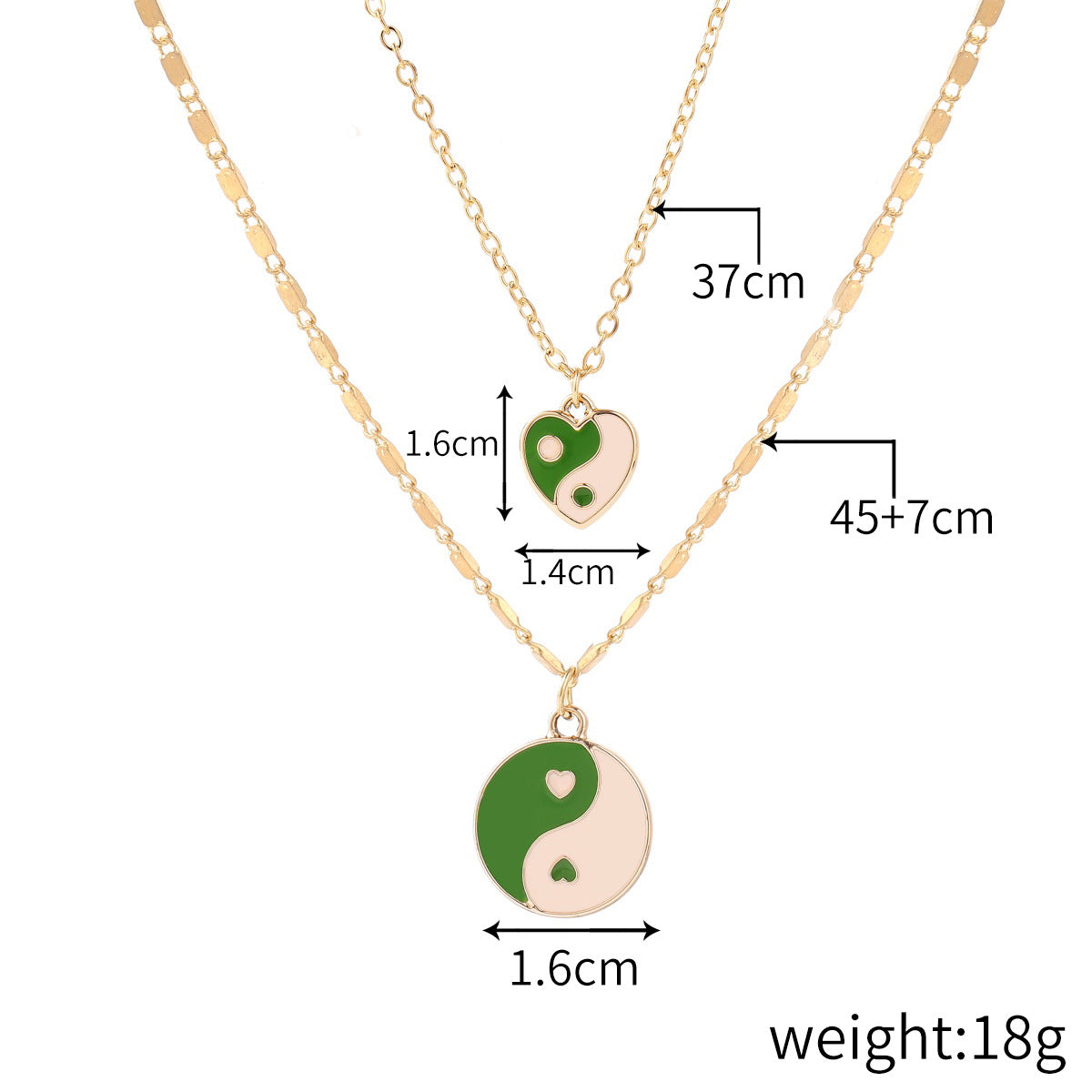 Women's Pendant Neck Accessories Temperament Trend Love Tai High-grade Necklaces