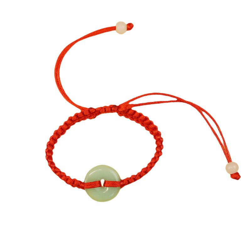 Sicherheitsschnallen und Armbänder aus Jadeimitat für Damen und Herren