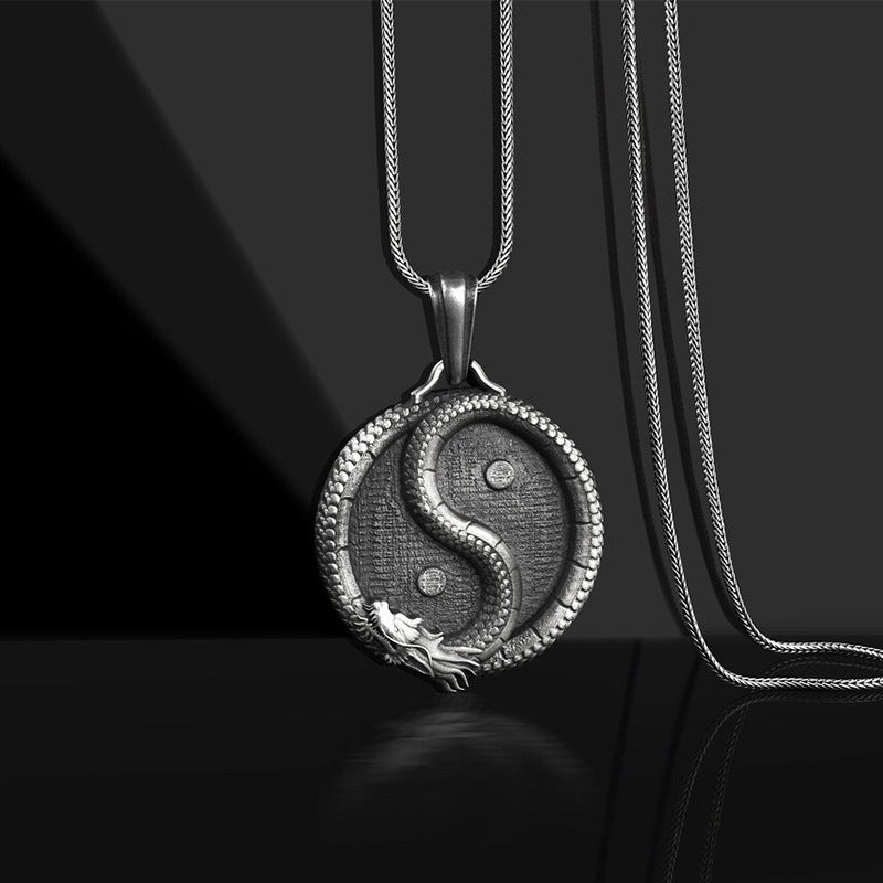 Men's Style Yin Yang Tai Trendy Stylish And Necklaces