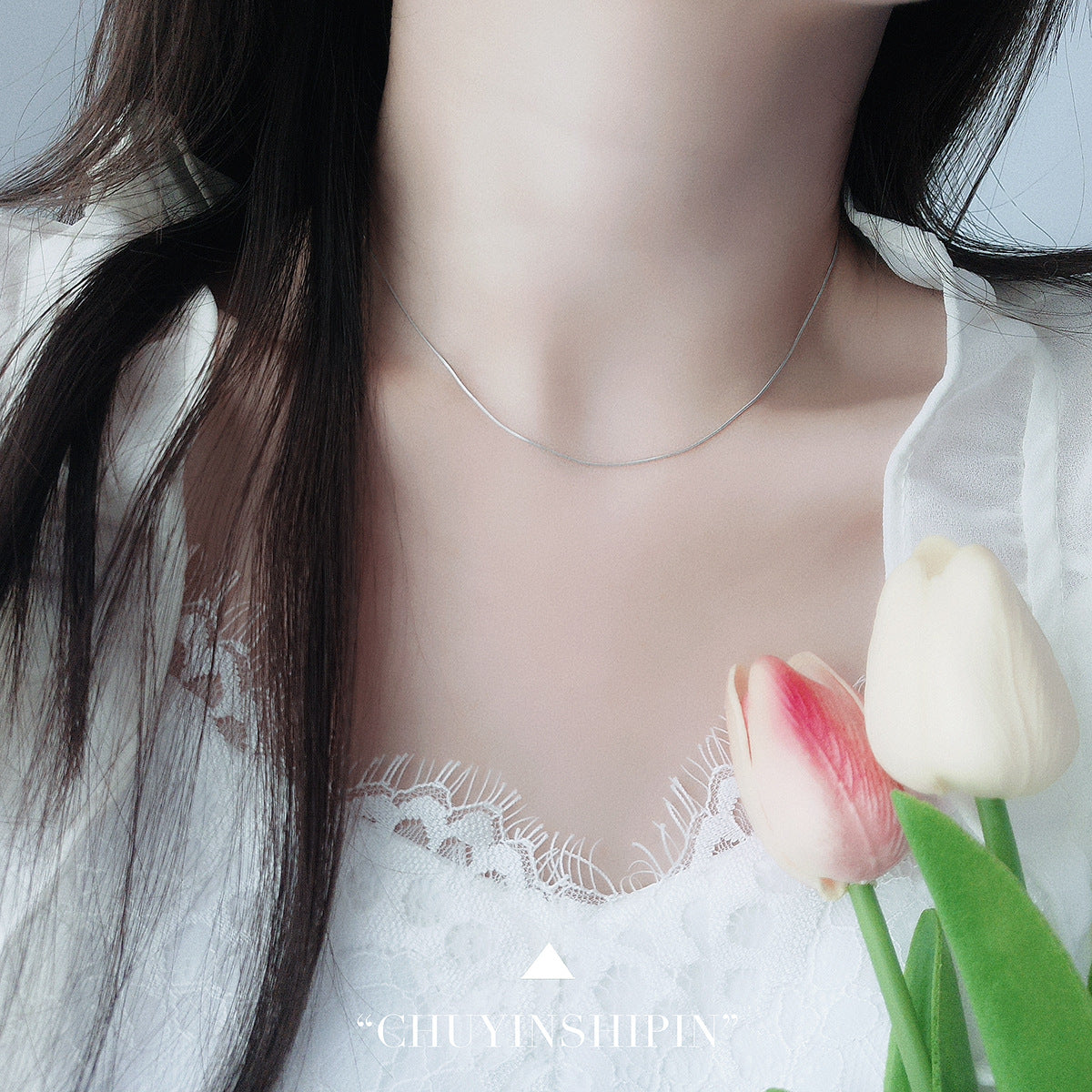 Chaîne en os pour femmes, ornement de minorité capricieuse, colliers de haute qualité