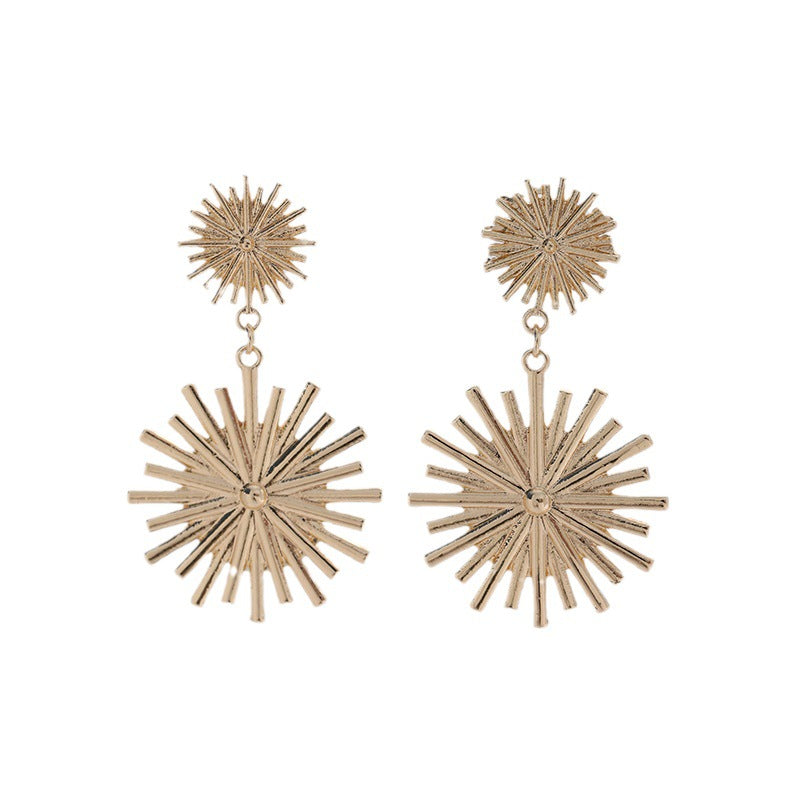 Metal Female Fashion High Sense Personalized Earrings