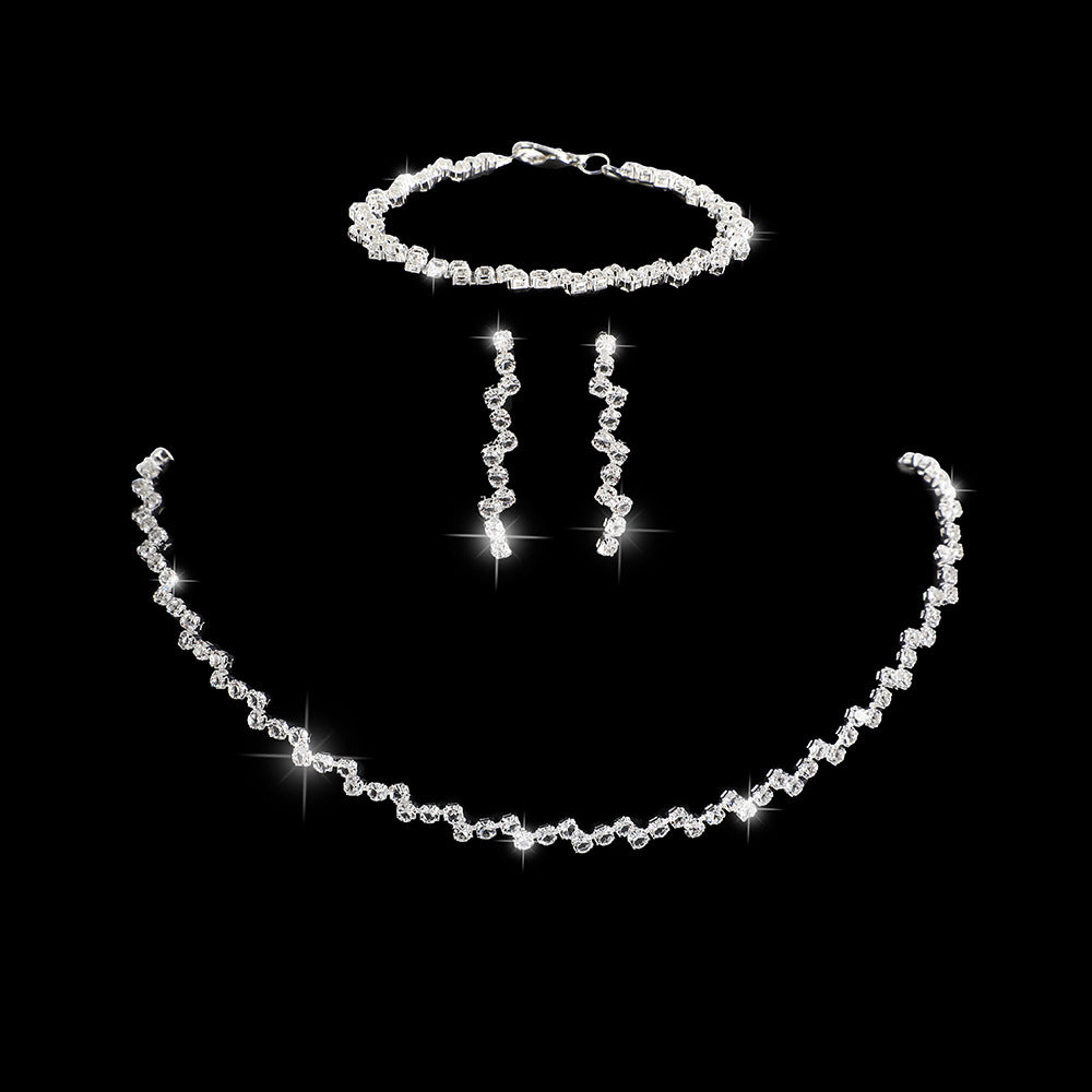 Water Drop Bride Wedding High Quality Claw Necklaces