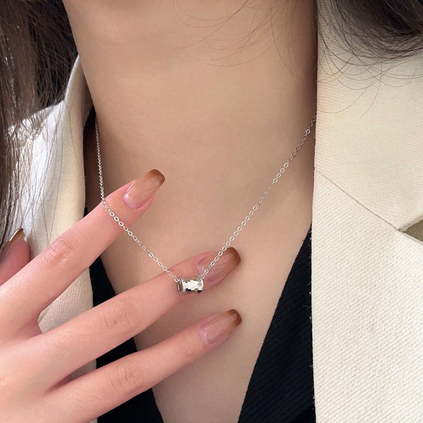 Collier Femme Sterling Right Rain Petite Taille Pour Raffinés Et Colliers