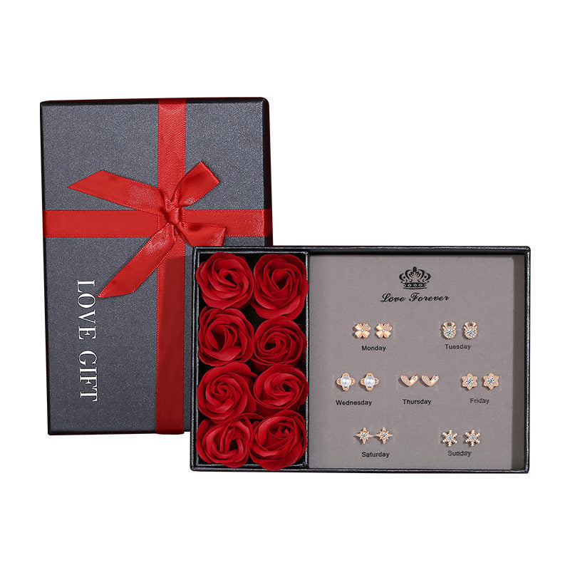 Week Female Fashionable And Versatile Suit Tide Earrings