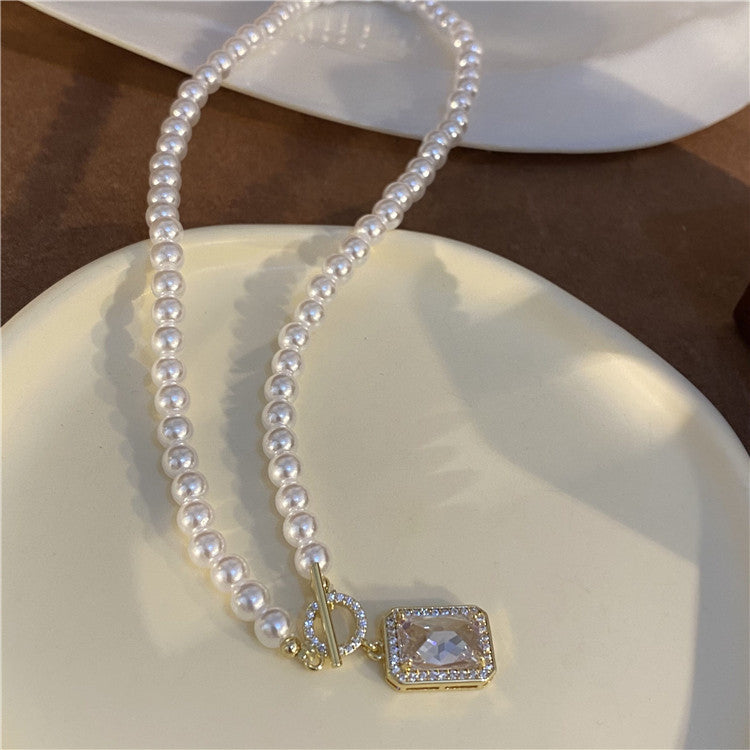 Colliers de clavicule chinois perlés à boucle de haute qualité pour femmes