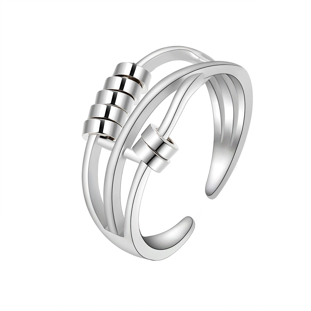 Intelligente Glücksperlen, leichte, luxuriöse, exquisite Ringe