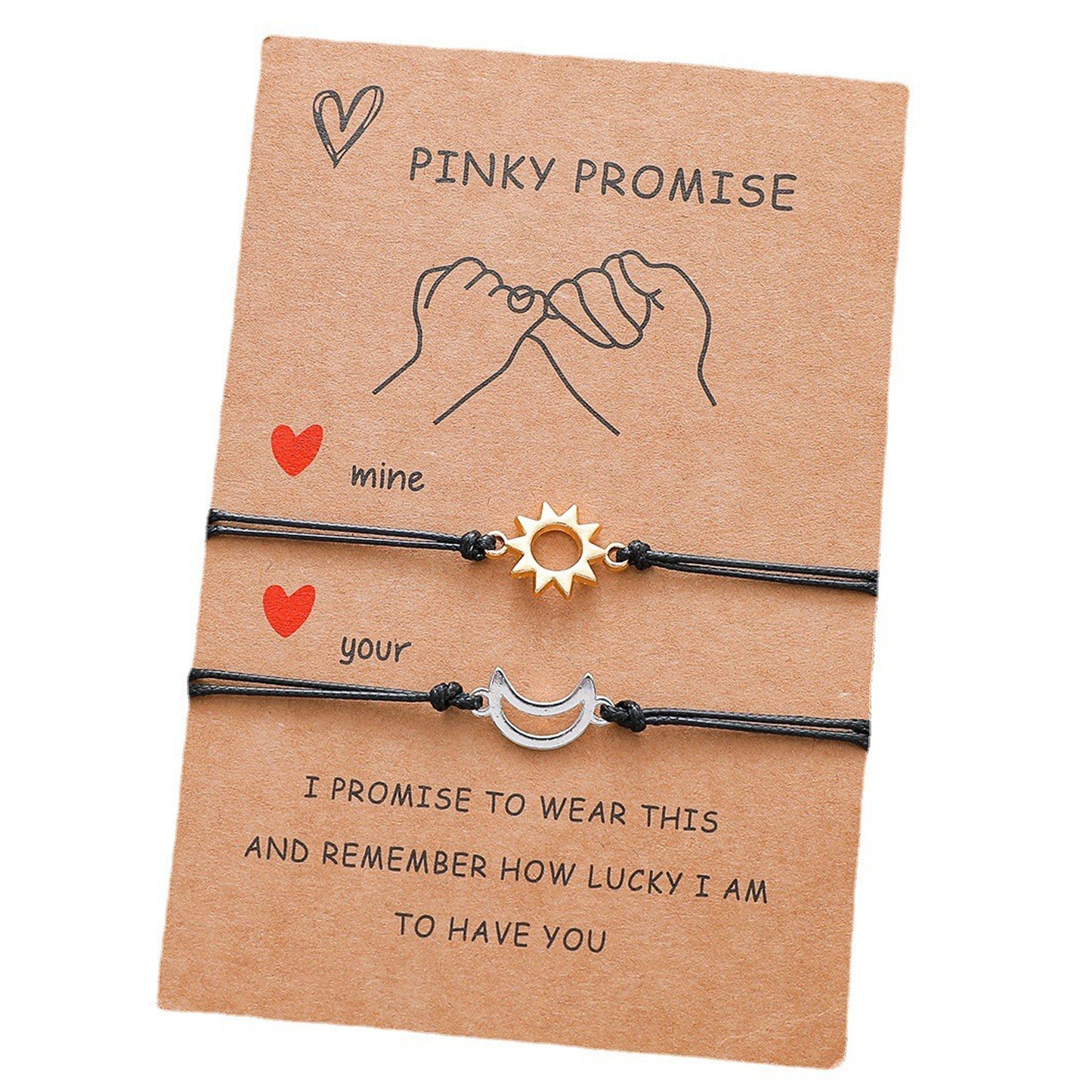 Wax Line Woven Adjustable Card Jewelry Gold And Bracelets