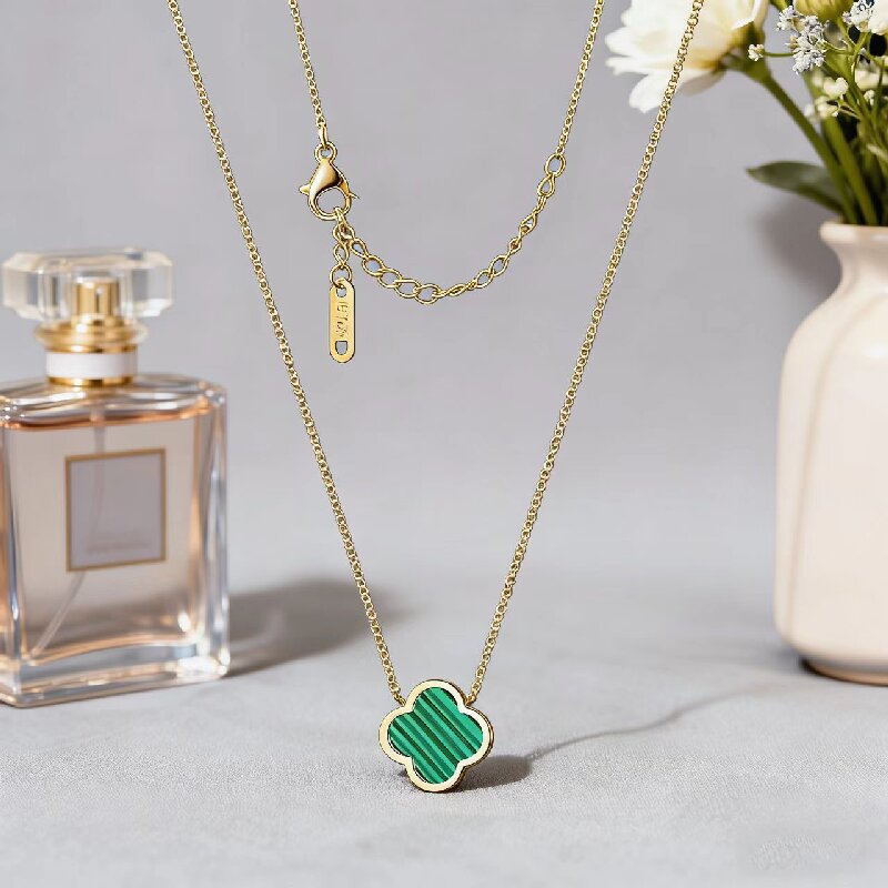 Women's Four-leaf Clover Lucky Titanium Steel Necklace