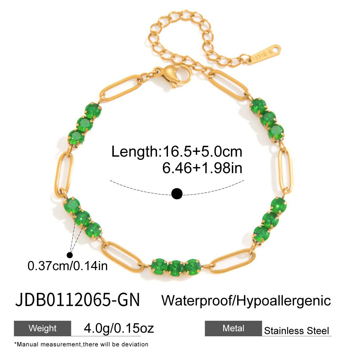 Ding Titanium Steel Zircon For Stainless Bracelet