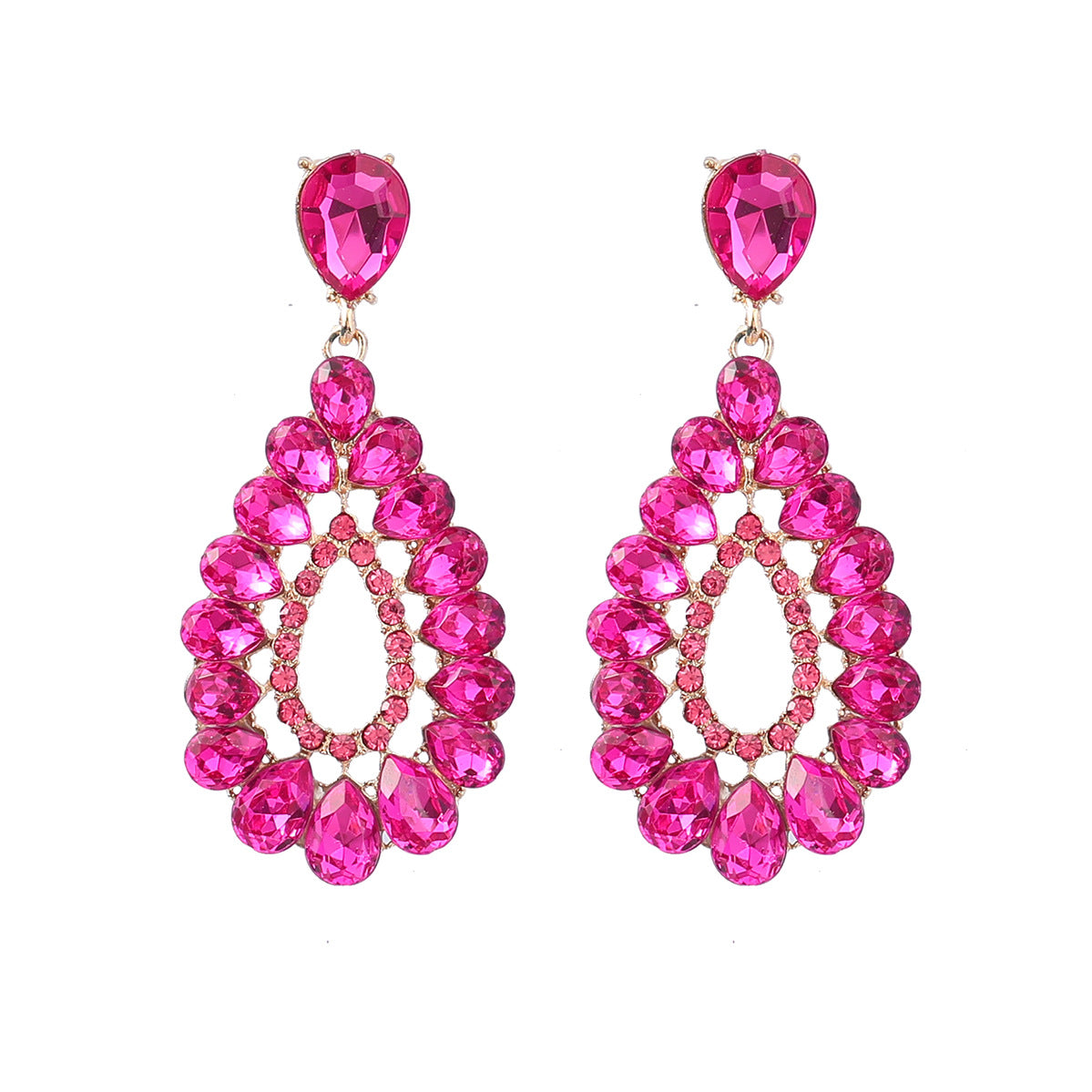 Women's Style Alloy Acrylic Diamond Drop-shaped For Earrings