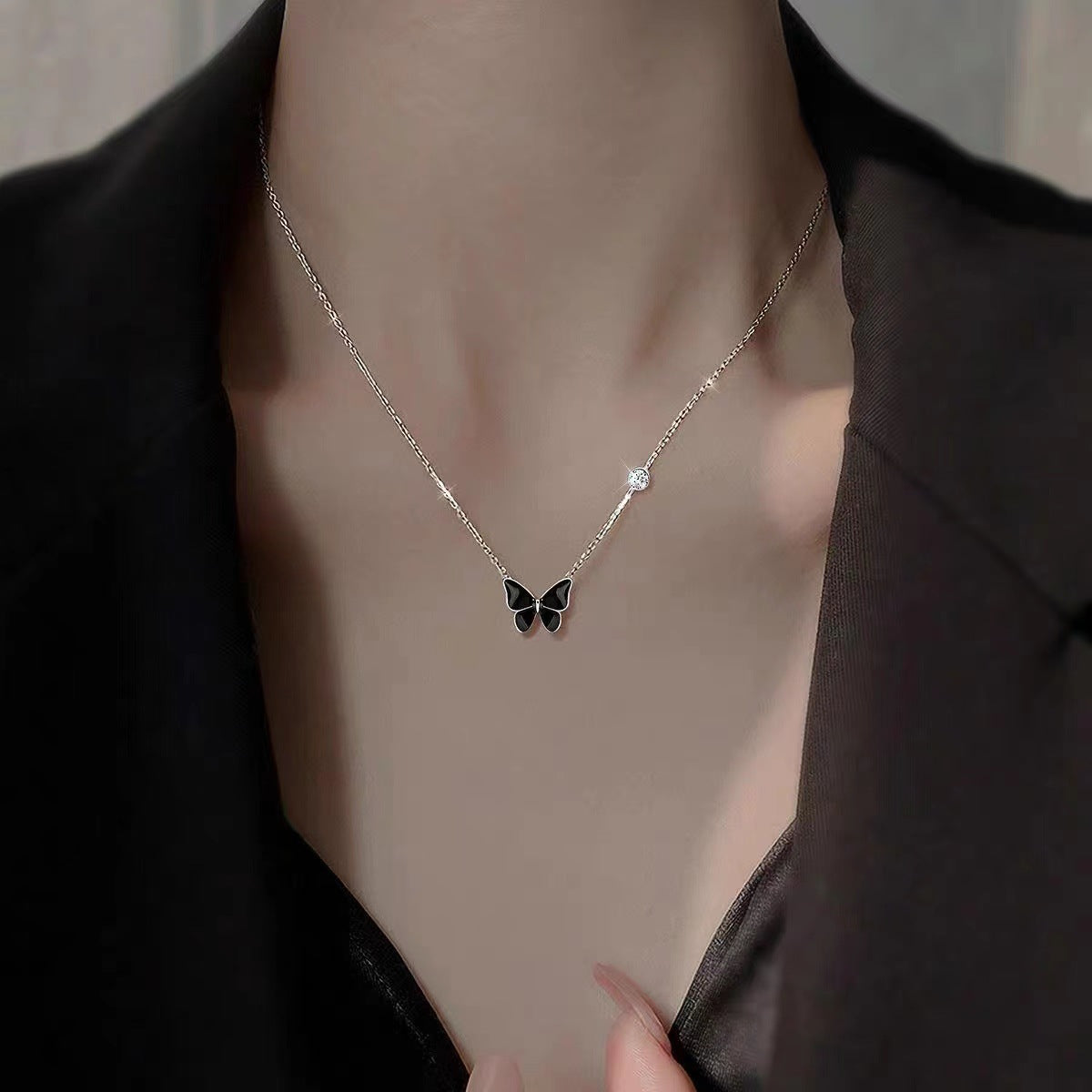 Butterfly Female Niche Unique Fashion Design Sense Necklaces