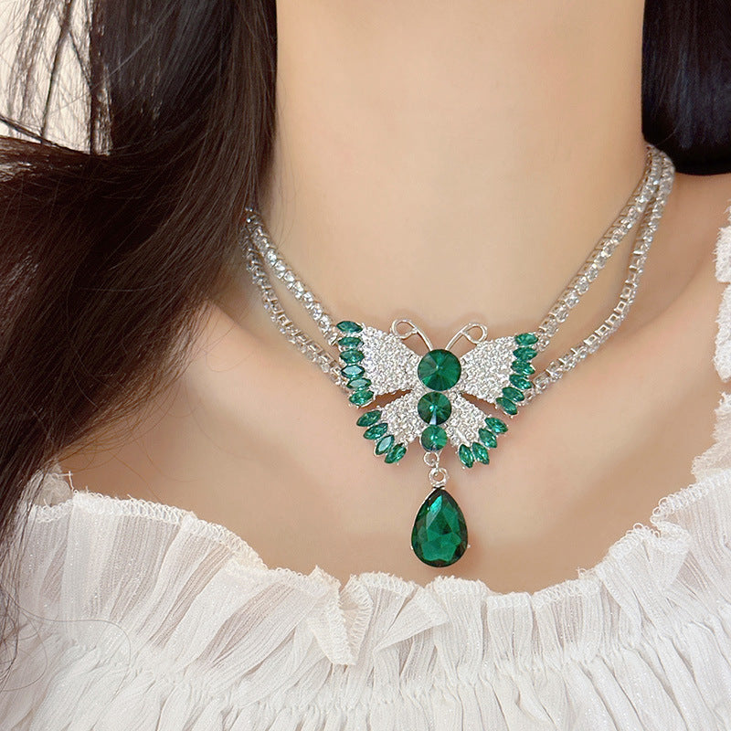 Women's High-grade Water Drop Niche Commuter Light Luxury Necklaces