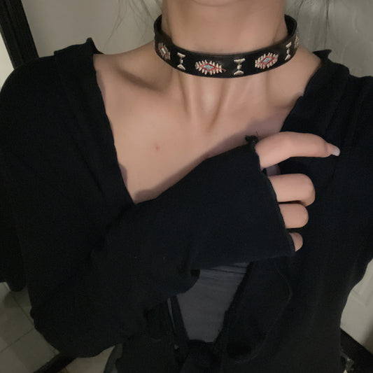Inn Ethnic Style Bohemian Embroidery Neckband Version Hot Necklaces