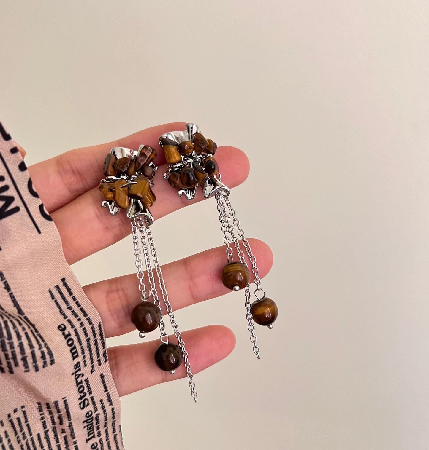 Tassel Chinese Punk Butterfly Titanium Steel Exquisite Retro Necklaces