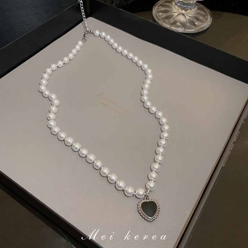 Colliers de tempérament Love Pearl Niche High Sense