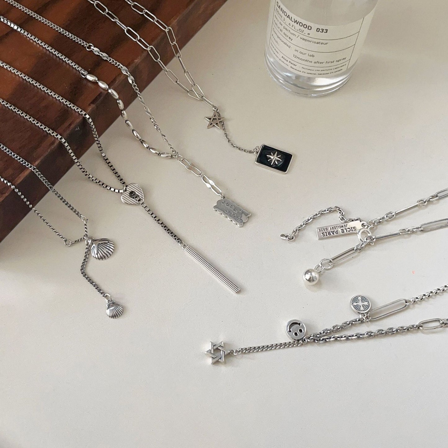 Women's Sterling Sier Live Fashionable Long Collection Necklaces