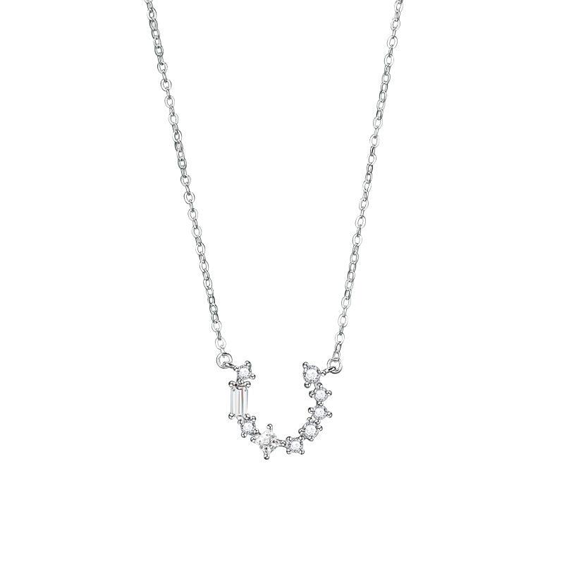 Fer à cheval ovale en argent sterling pour femmes, pour colliers