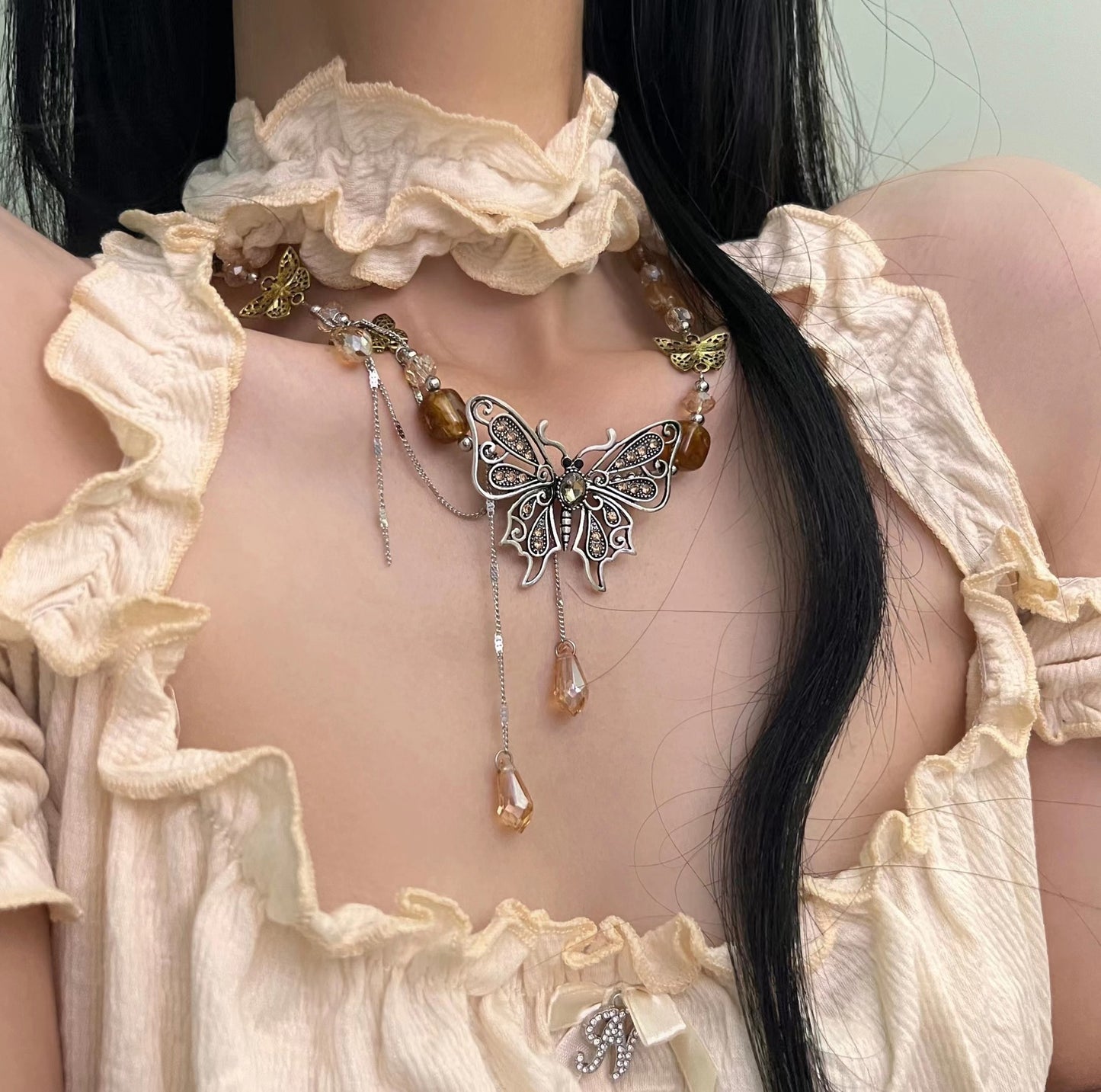 Colliers de luxe ethniques légers de Style chinois pour femmes, Design minoritaire