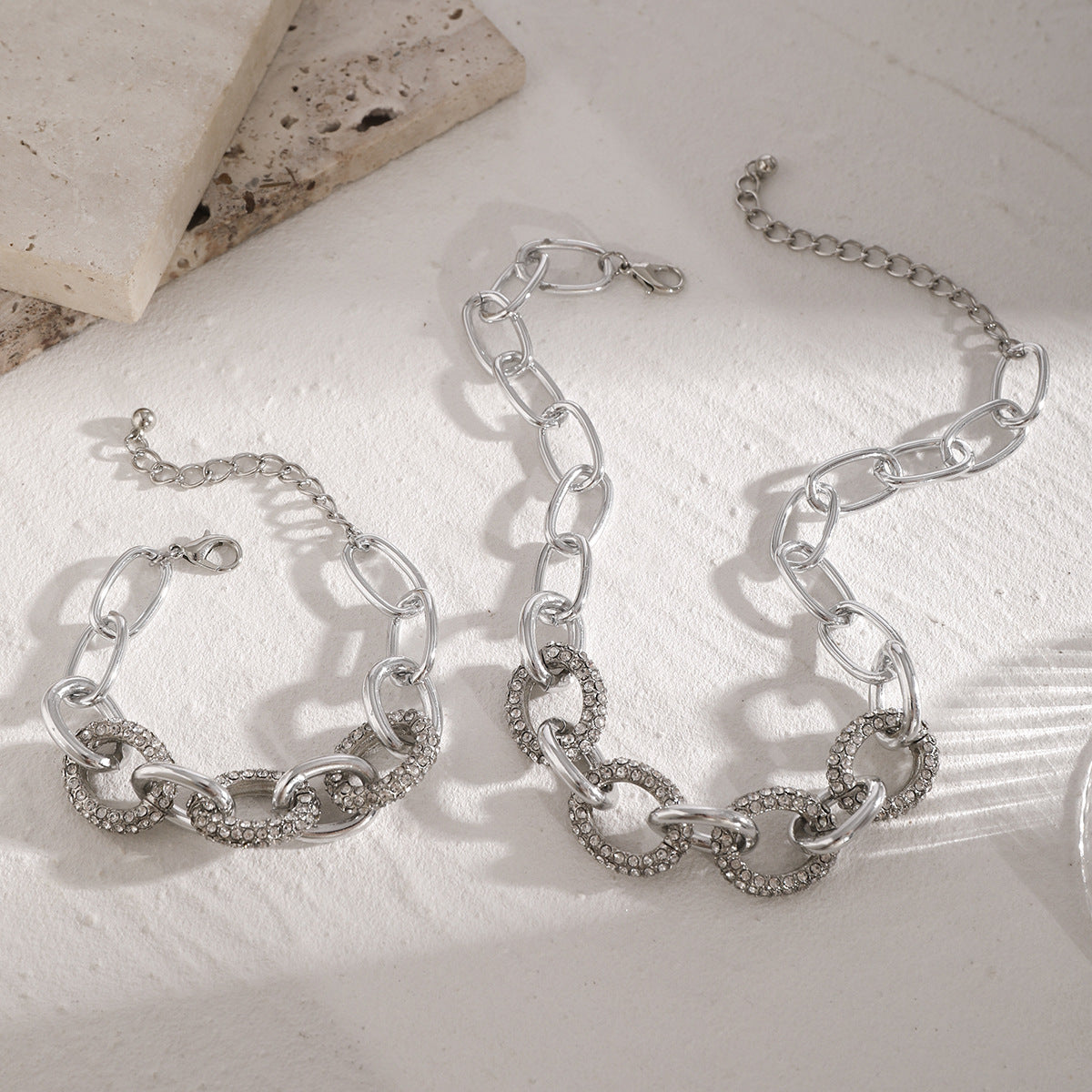 Colliers de minorité capricieuse de diamant de chaîne de croix de Punk