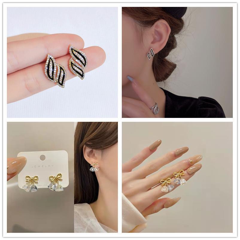 Zircon Elegant Simple Fashion Style Female Earrings