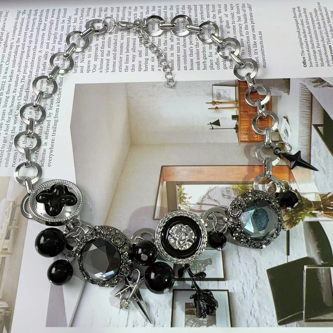 Hot Sweet Culture Exaggerated Gothic Punk Necklaces