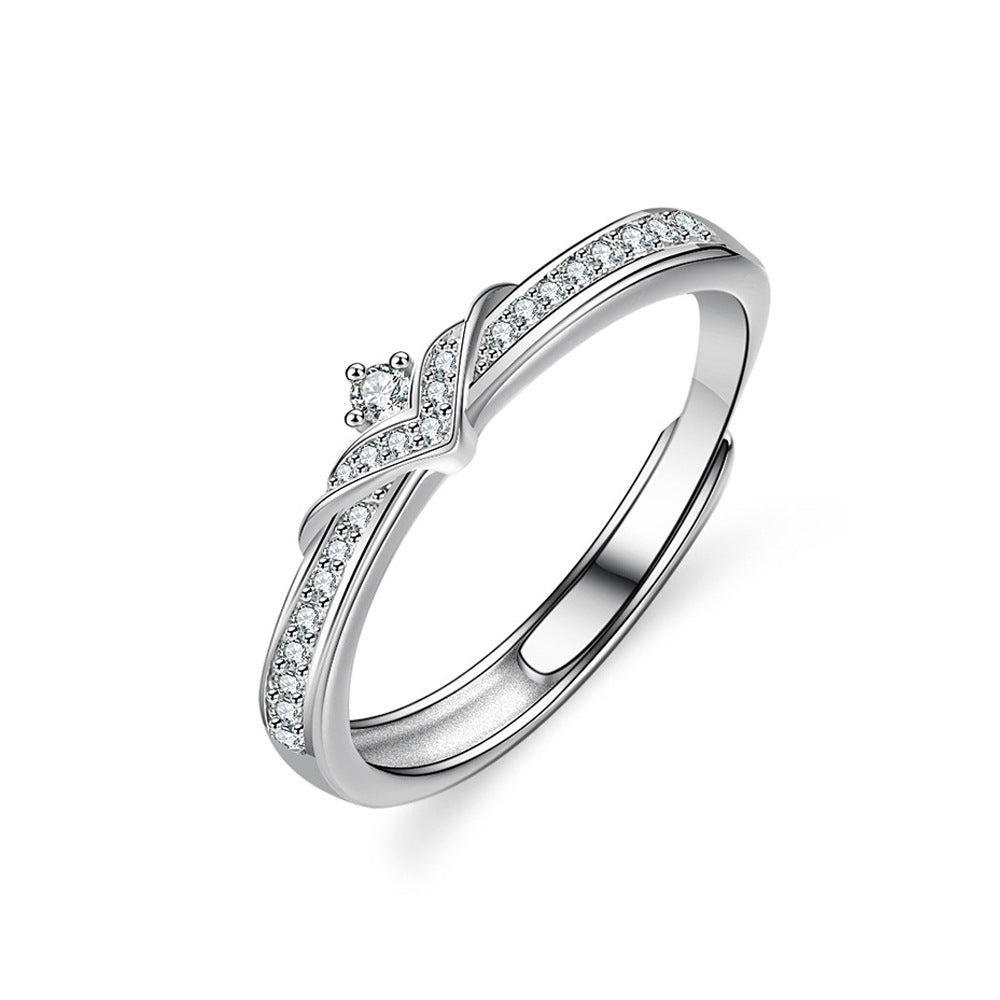 Women's & Men's Love Flying Couple One Pair Bird Tail Rings