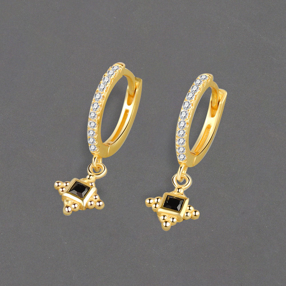 Women's Short Personalized Cross Ear Clip Simple Earrings