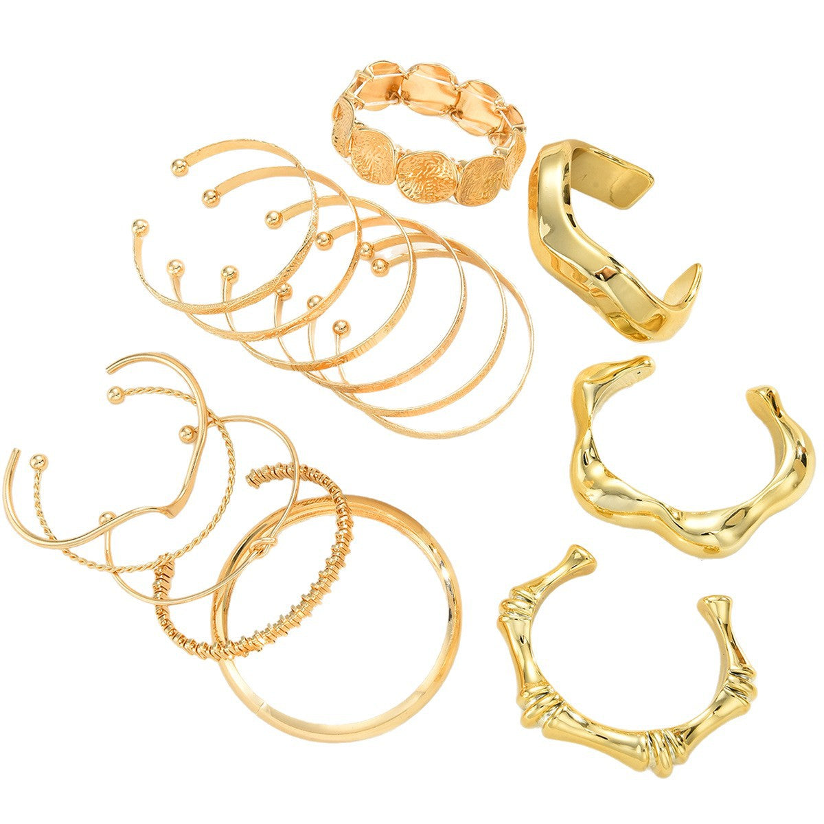 Knotted Round Pattern Light Luxury Advanced Sensitive Bracelet