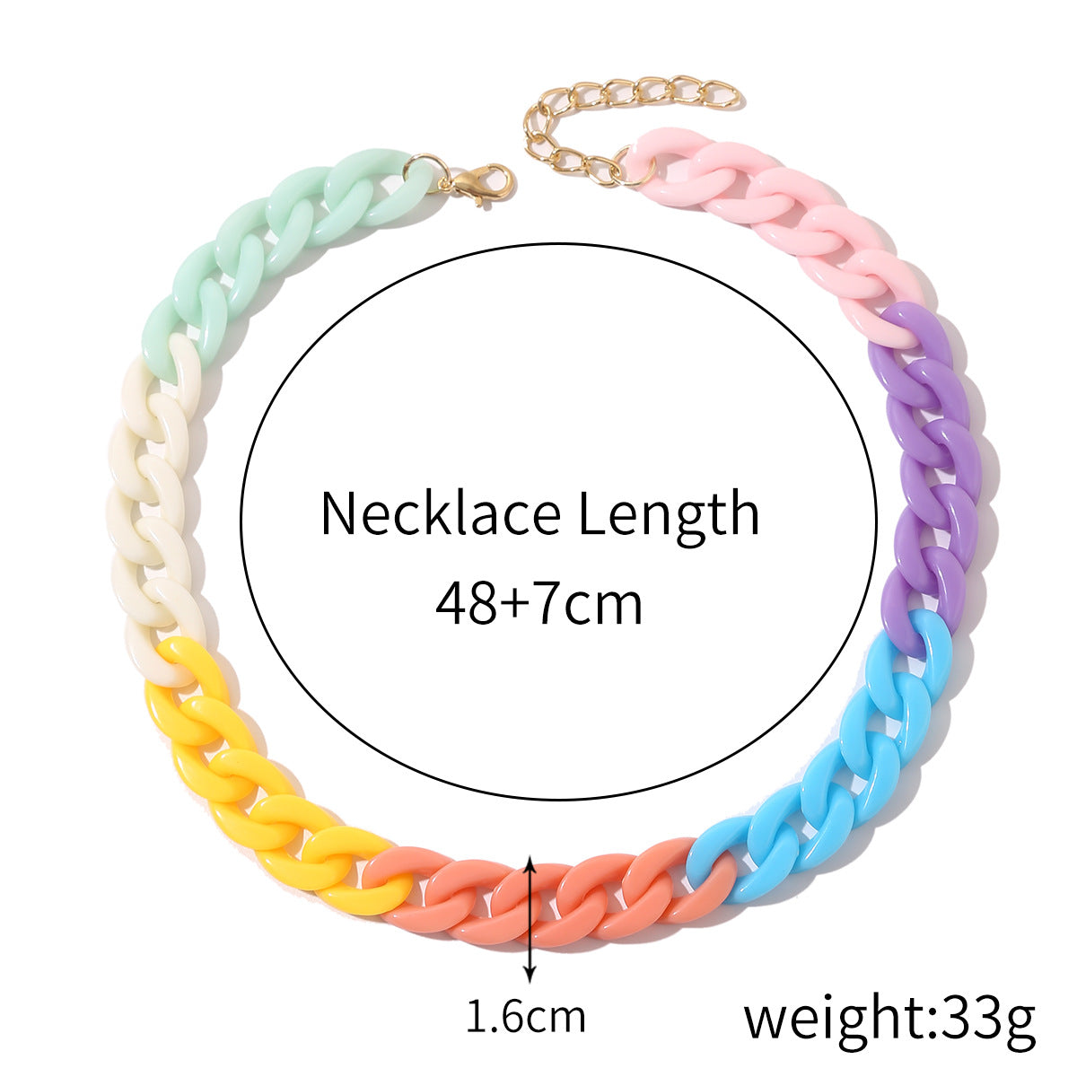 Women's Popular Style Accessories Retro Exaggerated Hip Necklaces