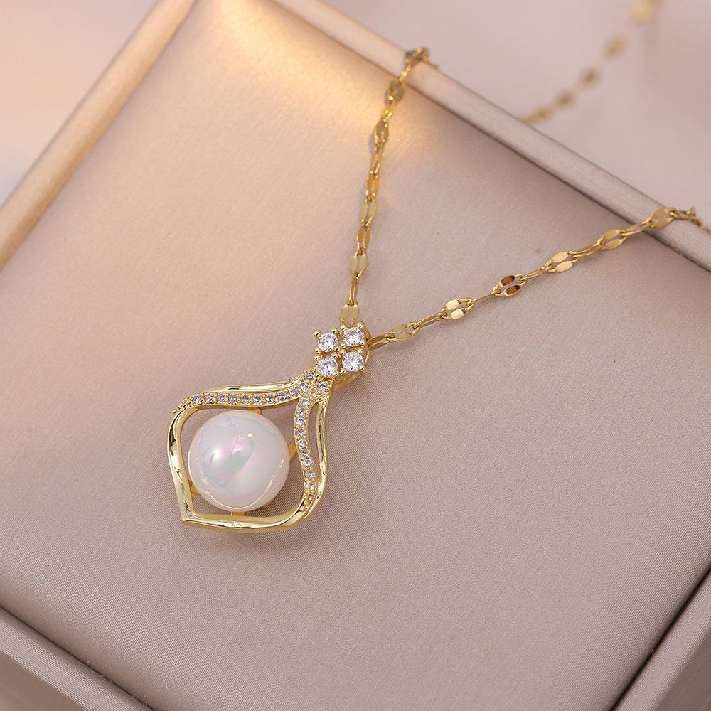 Porte-monnaie en direct pour femmes, accessoires de sirène, colliers de clavicule