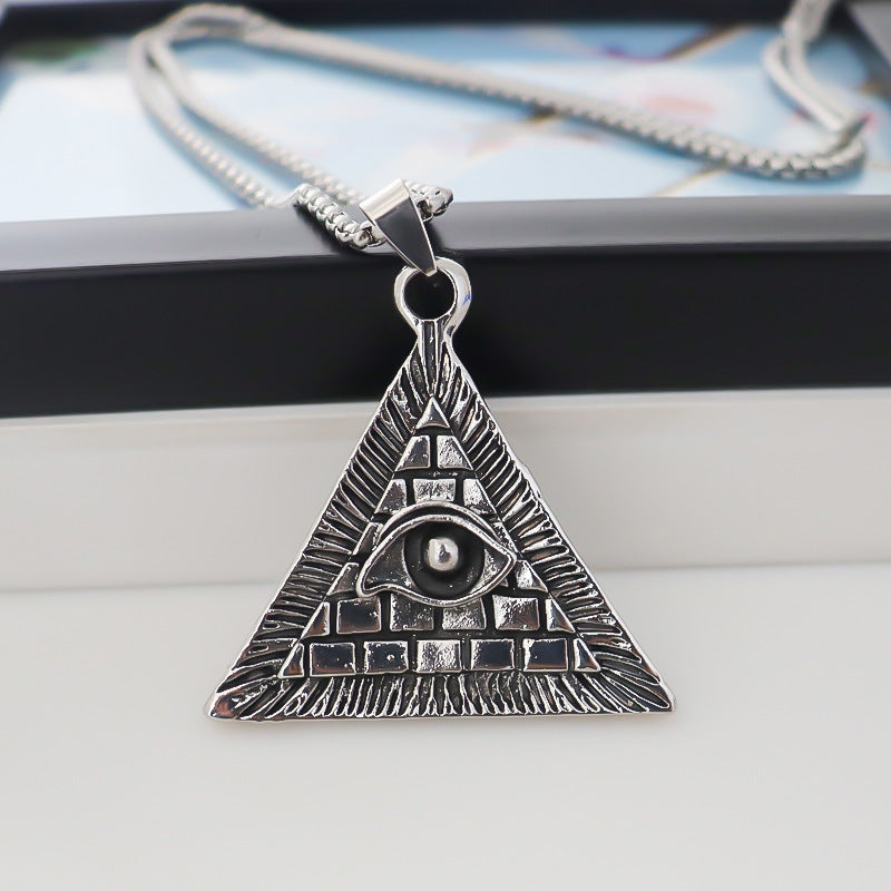 Men's Devil's Eye Street Hip Hop Style Necklaces