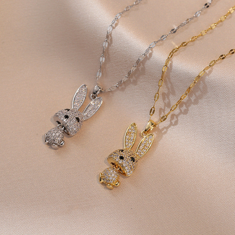 Colliers de luxe légers en Zircon, lapin doux et Cool, intérêt particulier