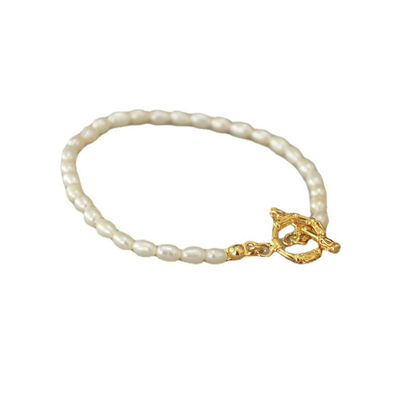 Colliers rétro de fleurs de vigne à petites perles et grains