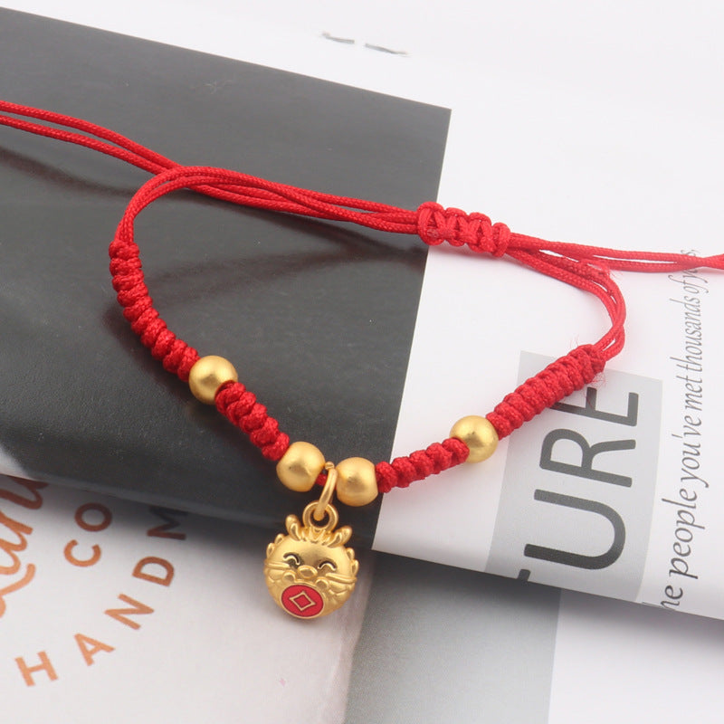 Dragon Red Rope Live Broadcast Hand-woven Bracelets