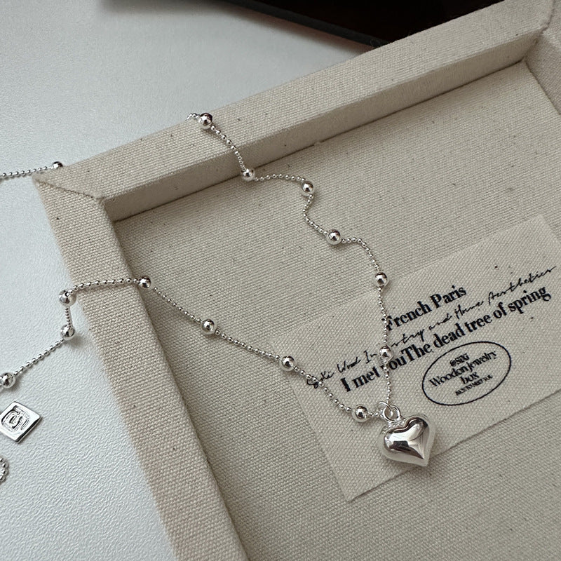 Sier Love Sweet Cool Wear Ornament Necklaces