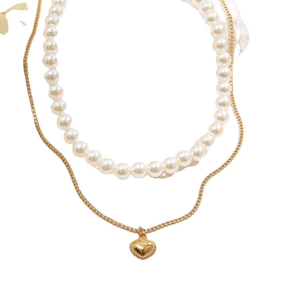 Style High-grade Cold Clavicle Chain Pearl Necklaces