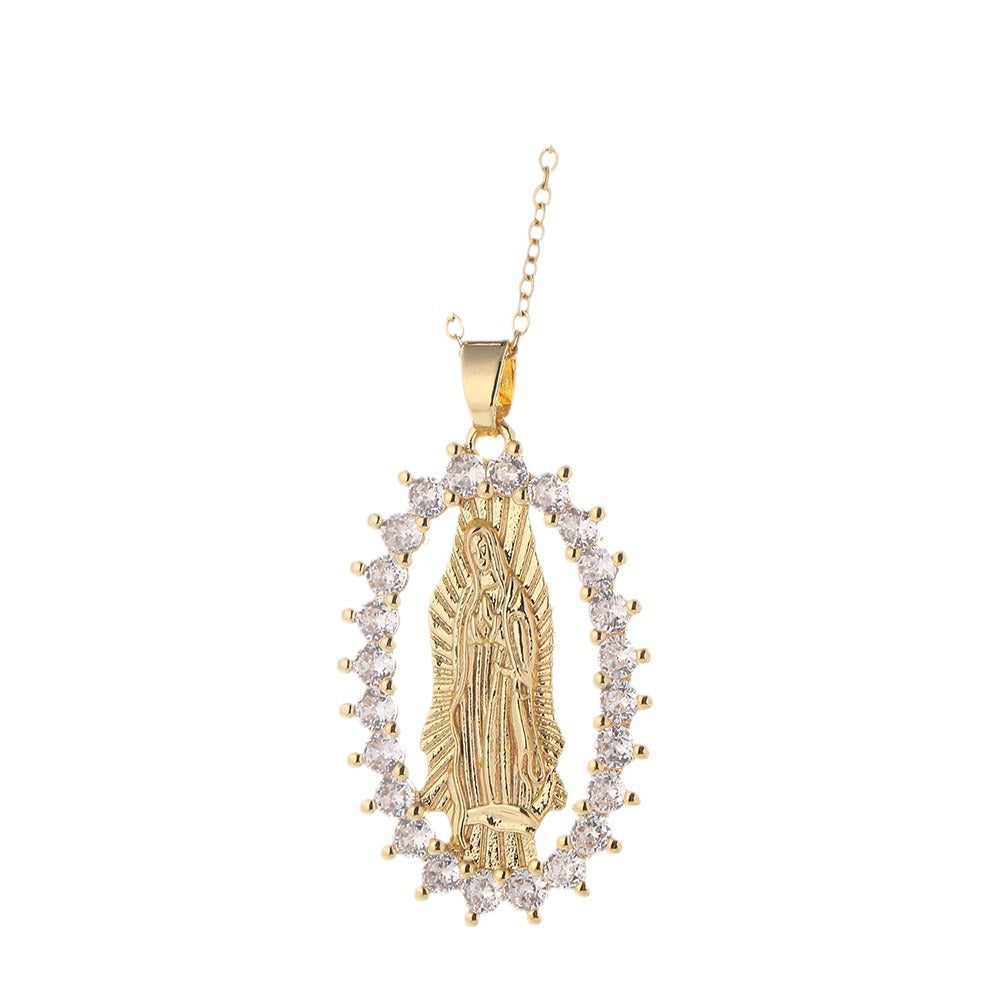 Mary Pendant Female Accessories Simple Clavicle Necklaces