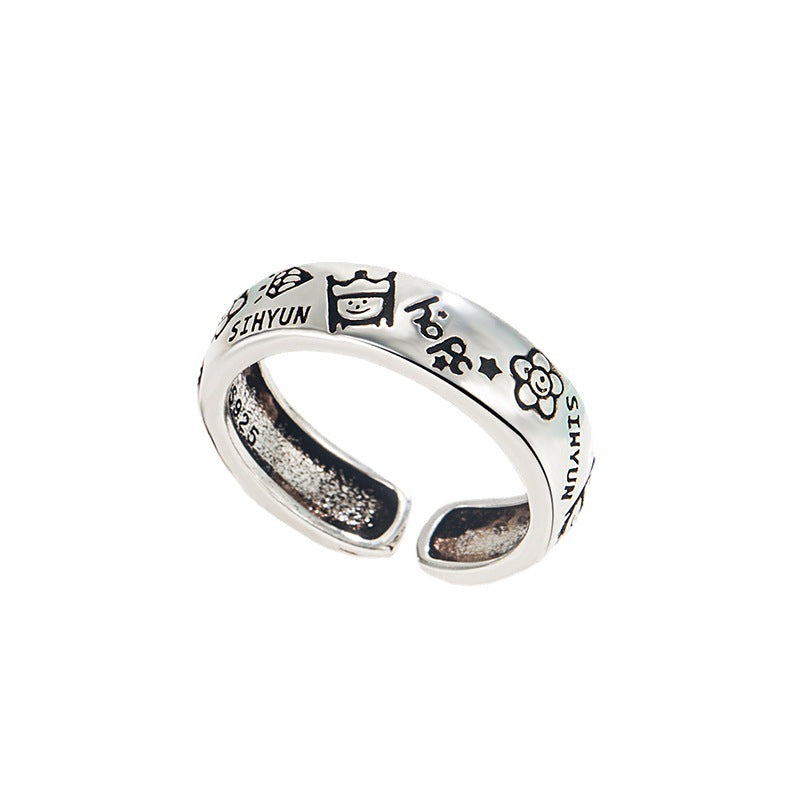 Prince Iti Open Female Fashion Personality Rings