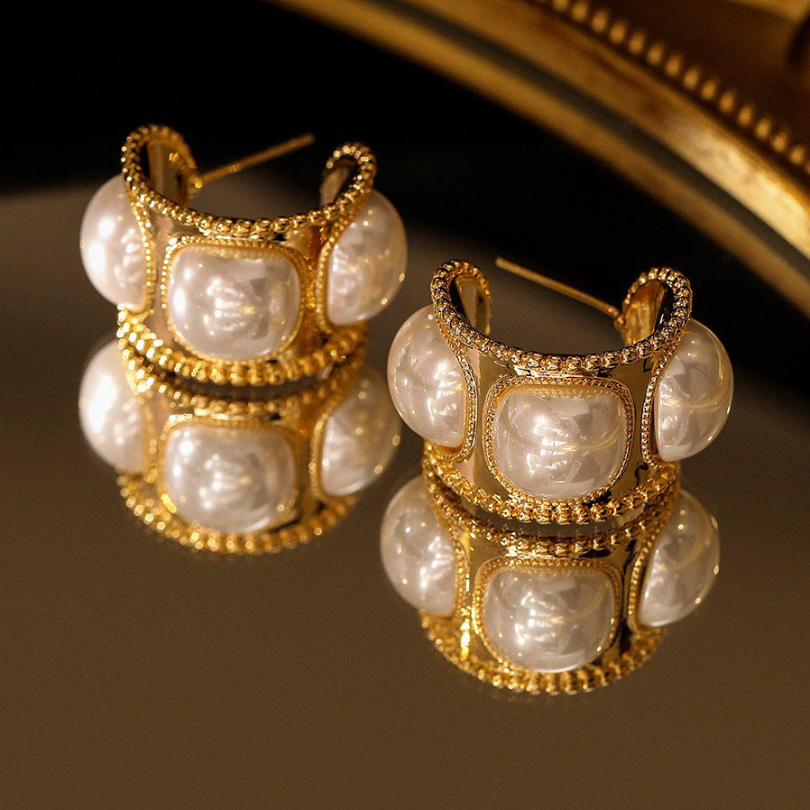 Women's Pearl For Trendy Light Luxury High-grade Earrings