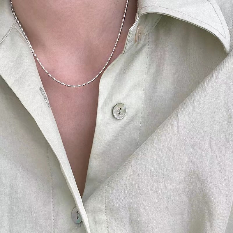 Women's Niche Stacked With Bead Olive Beads Necklaces
